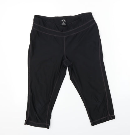 Authentic Womens Black   Cropped Leggings Size S