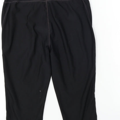 Authentic Womens Black   Cropped Leggings Size S