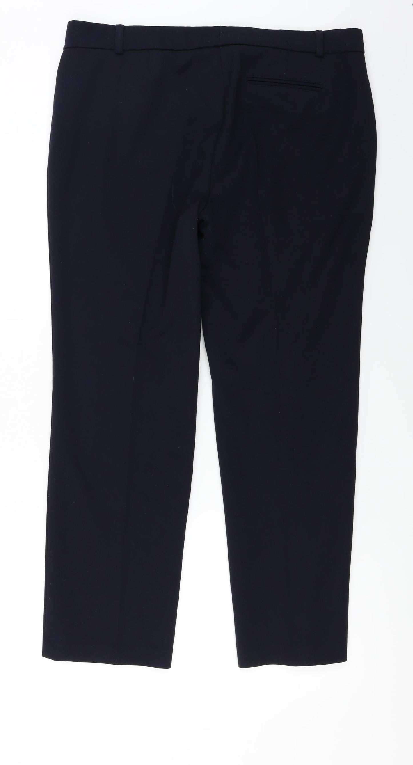 Womens UK Size 16 Marks and Spencer Regular Fit  Blue Trousers