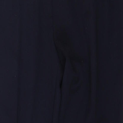 Womens UK Size 16 Marks and Spencer Regular Fit  Blue Trousers
