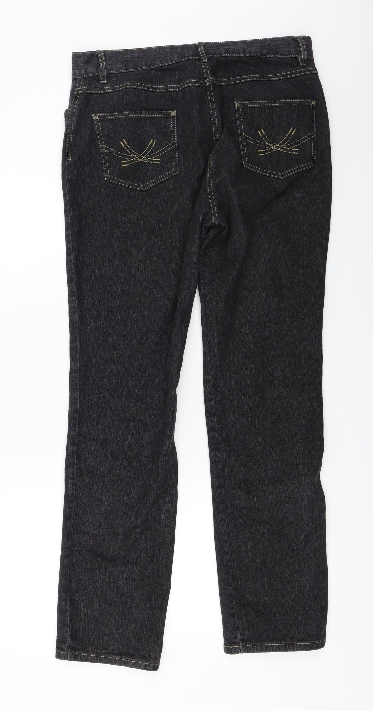 Womens UK Size 14 Marks and Spencer Regular Fit Skinny Grey Jeans