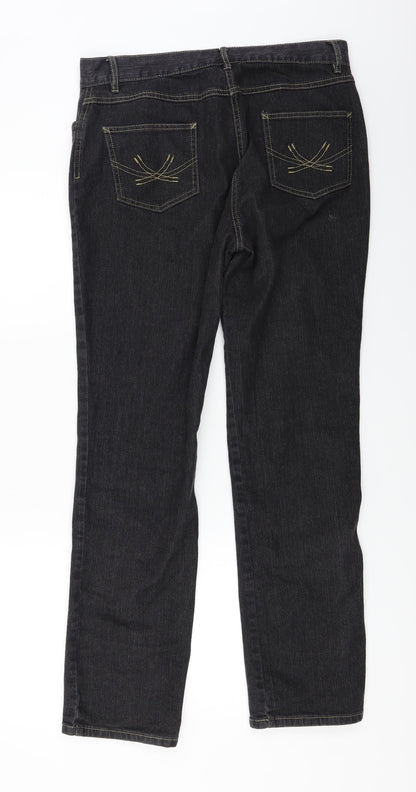 Womens UK Size 14 Marks and Spencer Regular Fit Skinny Grey Jeans
