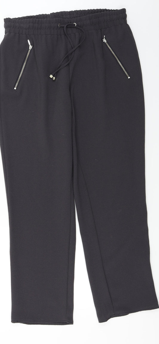 Womens UK Size 12 Papaya Regular Fit  Grey Trousers