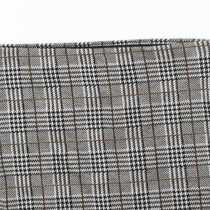 New Look  Womens Grey Check  Bandage Skirt Size 8