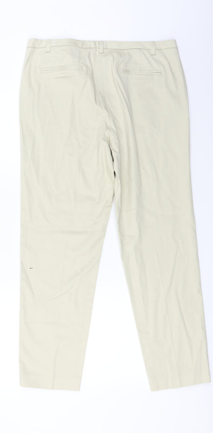 R Edition  Womens Beige   Trousers  Size 16 L25 in