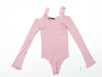 Vogue  Womens Pink   Bodysuit One-Piece Size XS