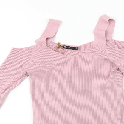 Vogue  Womens Pink   Bodysuit One-Piece Size XS