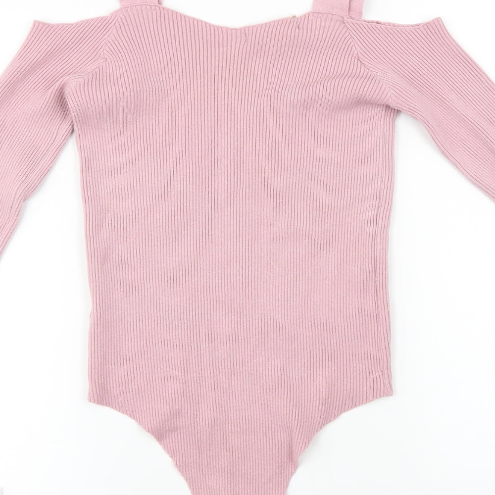 Vogue  Womens Pink   Bodysuit One-Piece Size XS