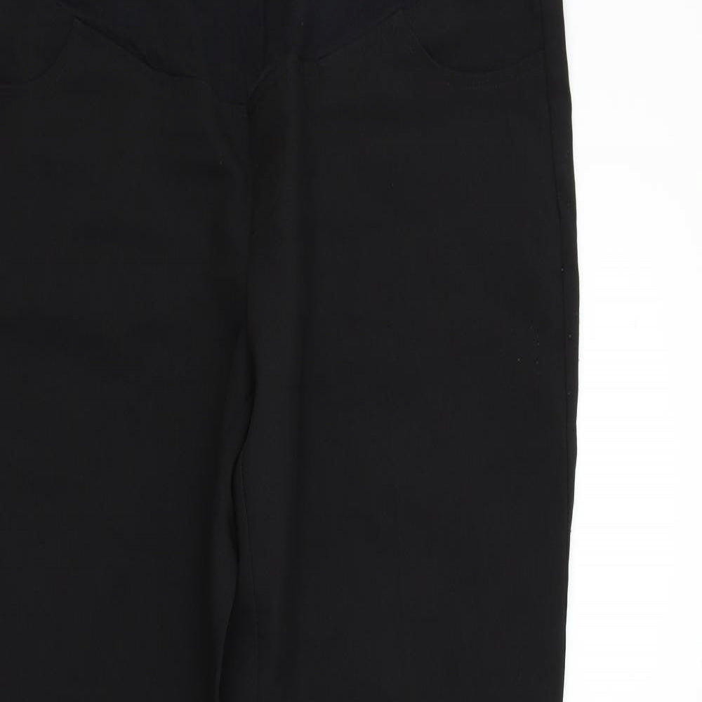 New Look Womens Black   Trousers  Size 12 L28 in