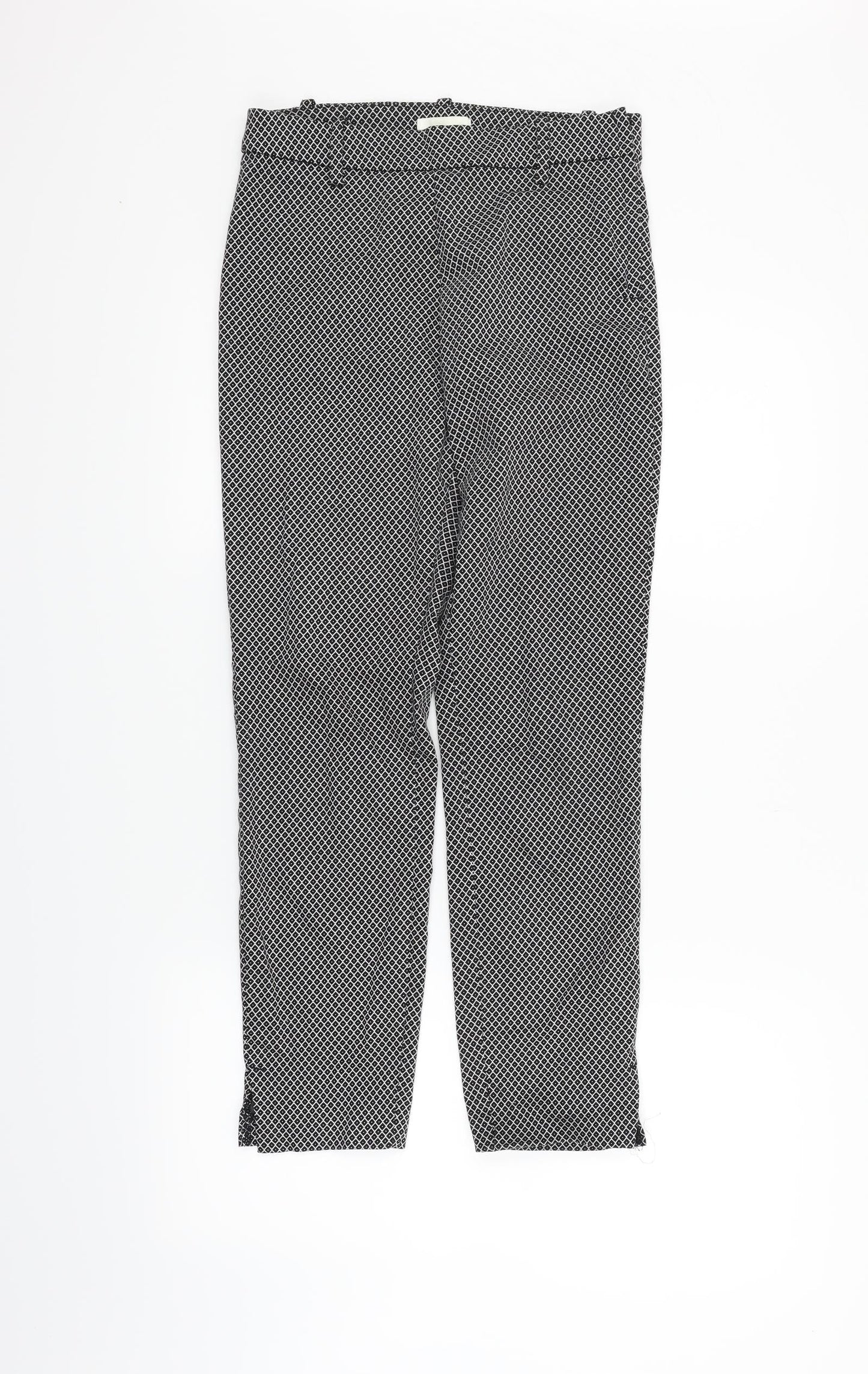 Womens UK Size 8 H&M Regular Fit  White Trousers