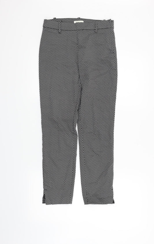 Womens UK Size 8 H&M Regular Fit  White Trousers