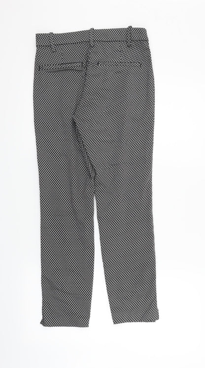 Womens UK Size 8 H&M Regular Fit  White Trousers