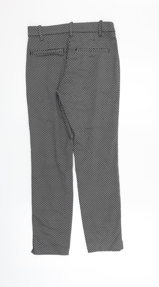 Womens UK Size 8 H&M Regular Fit  White Trousers
