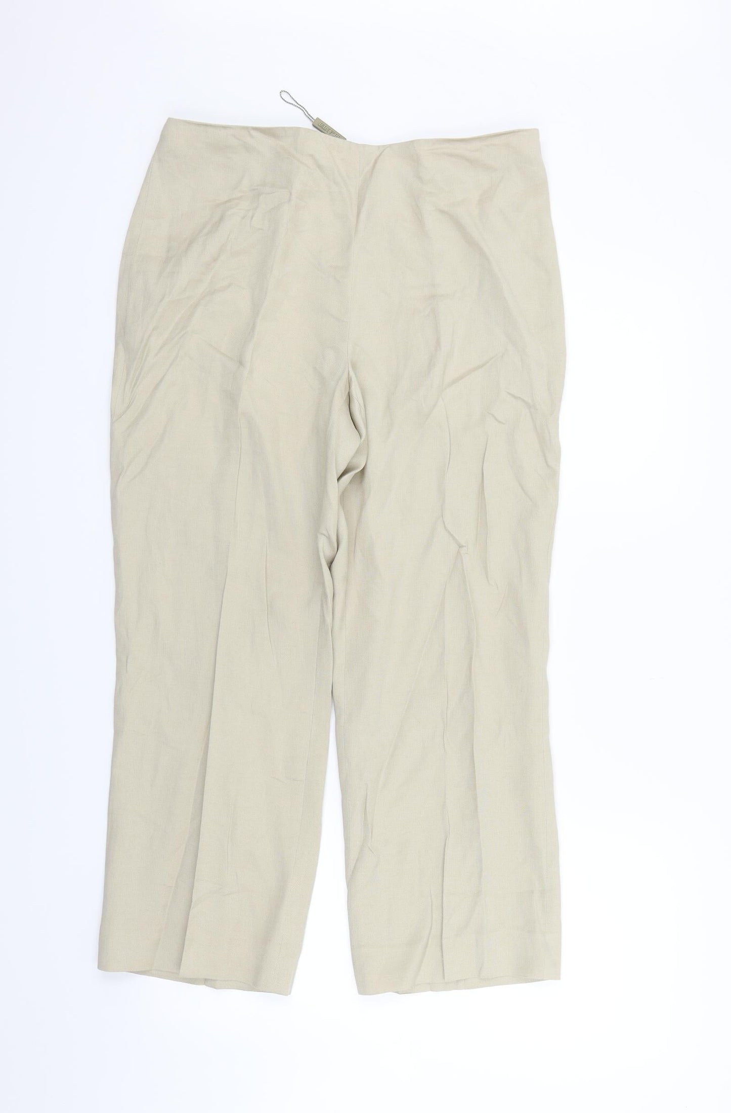 Womens UK Size 10 PLANET Regular Fit  Beige Trousers