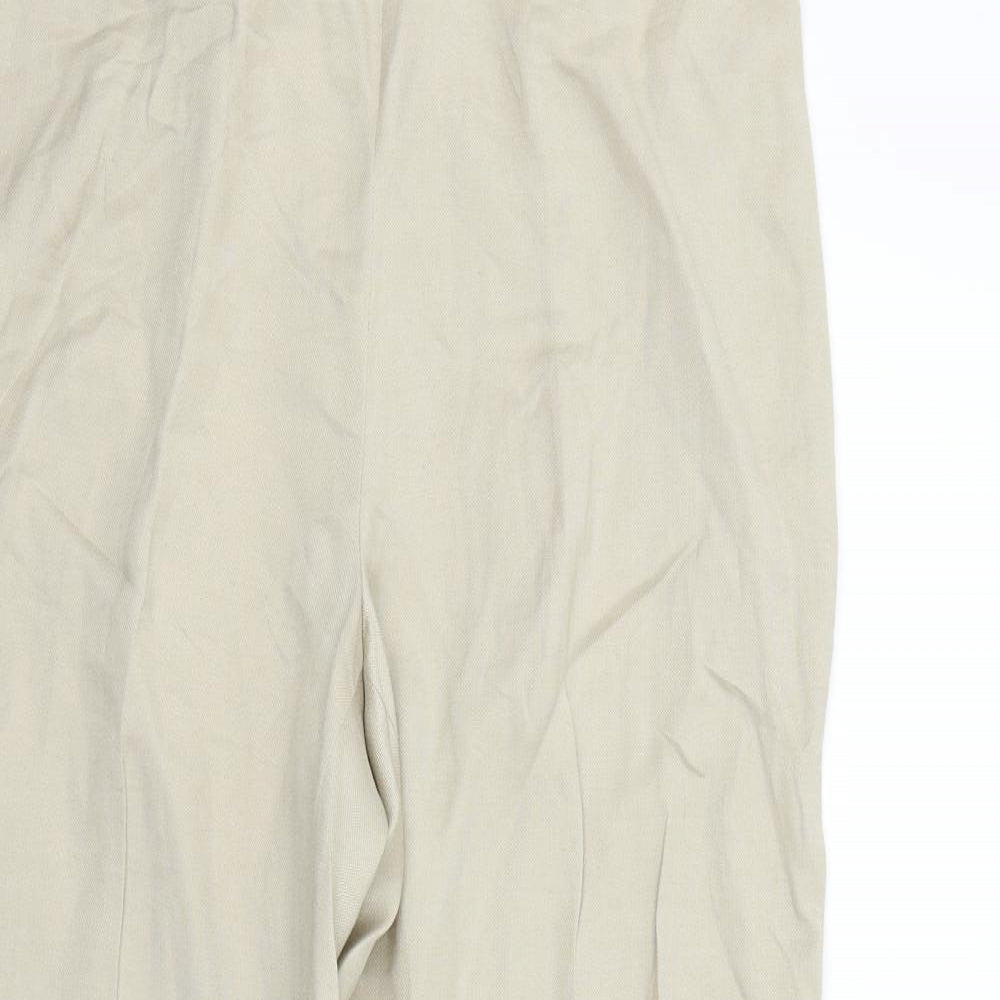 Womens UK Size 10 PLANET Regular Fit  Beige Trousers