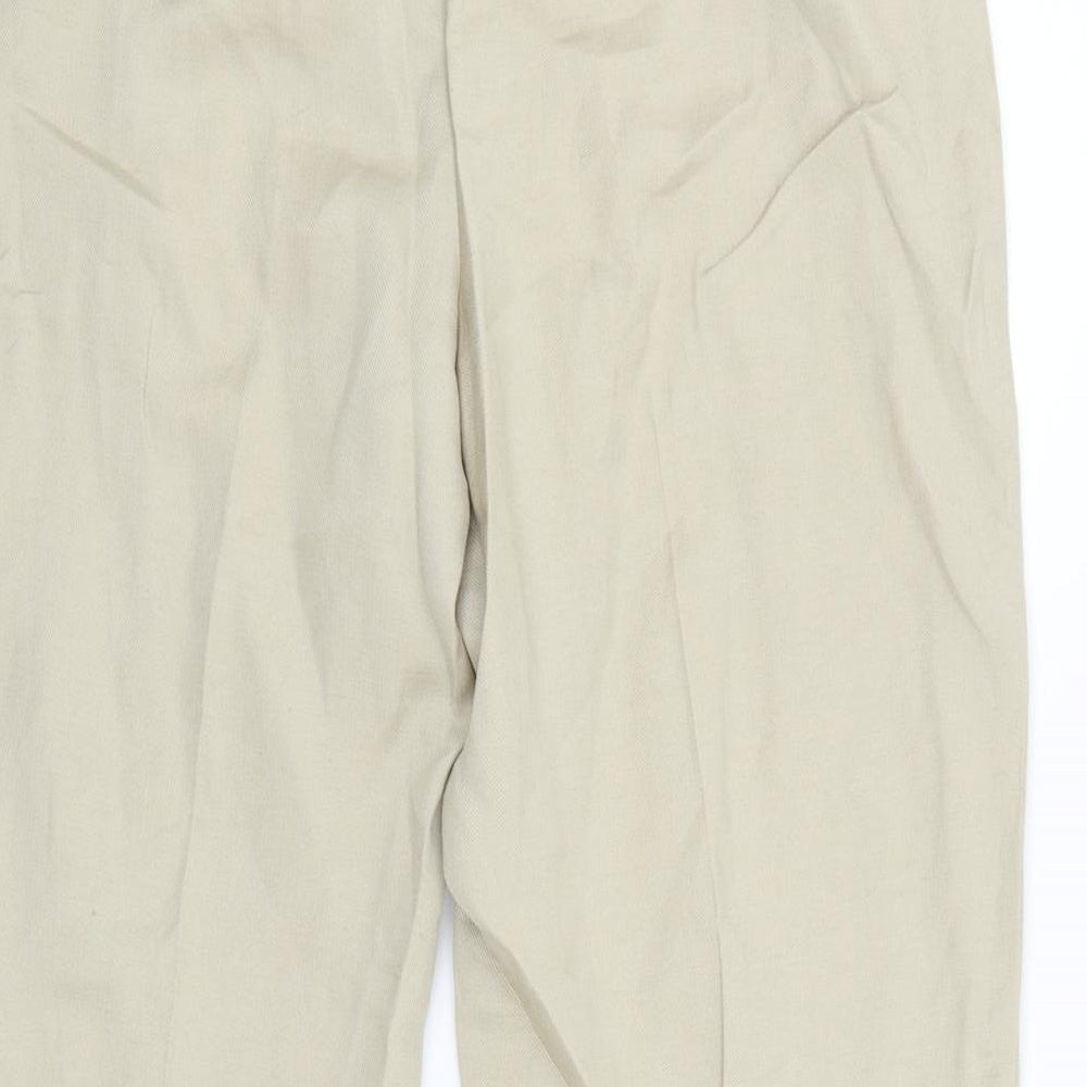 Womens UK Size 10 PLANET Regular Fit  Beige Trousers