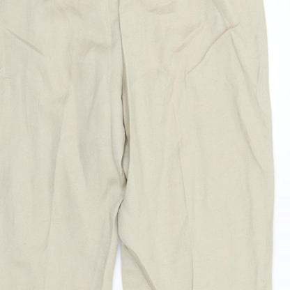 Womens UK Size 10 PLANET Regular Fit  Beige Trousers