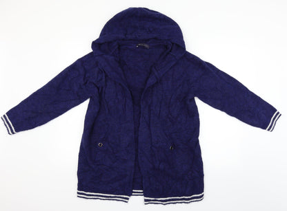 Marks and Spencer Womens Blue   Cardigan Jumper Size M