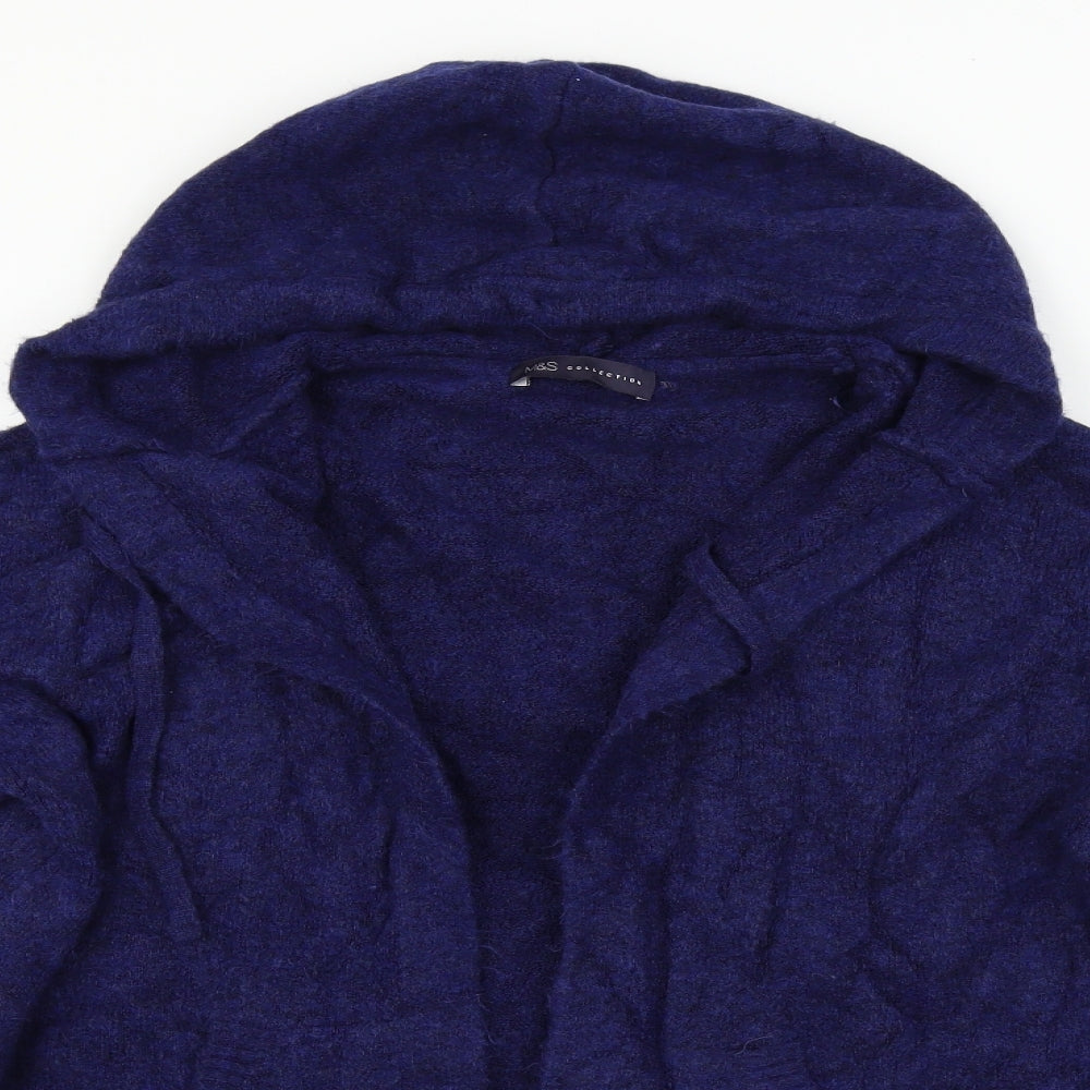 Marks and Spencer Womens Blue   Cardigan Jumper Size M