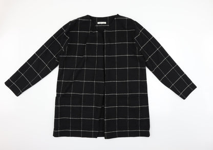 Womens UK Size L Peacocks Black Jacket