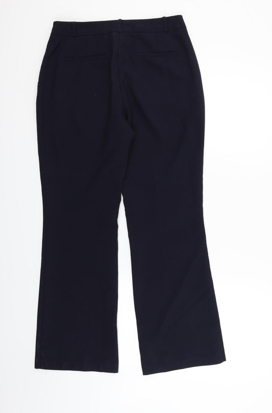M&Co Womens Blue   Trousers  Size 10 L26 in