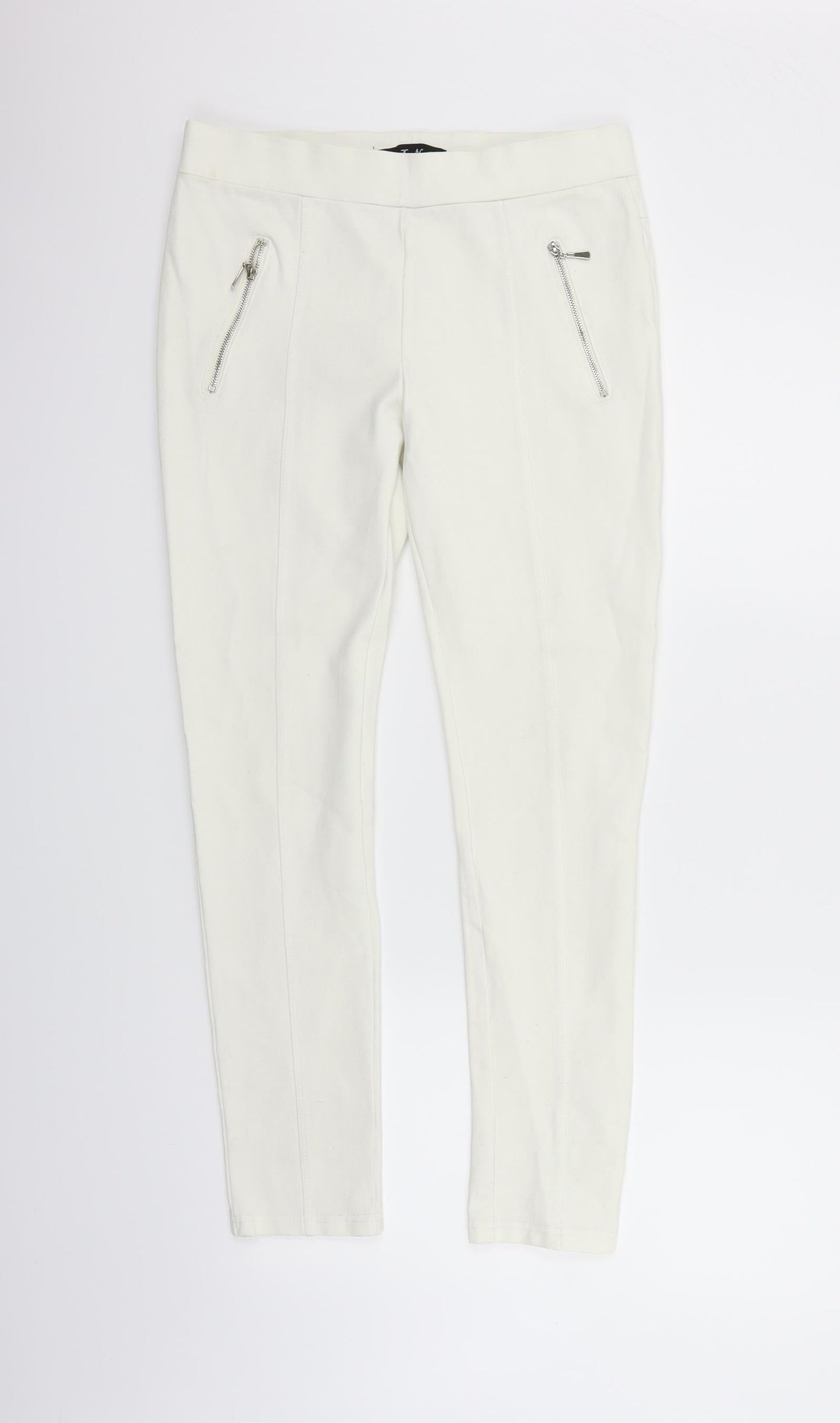 Lina Womens Silver   Jegging Trousers Size XL L26 in