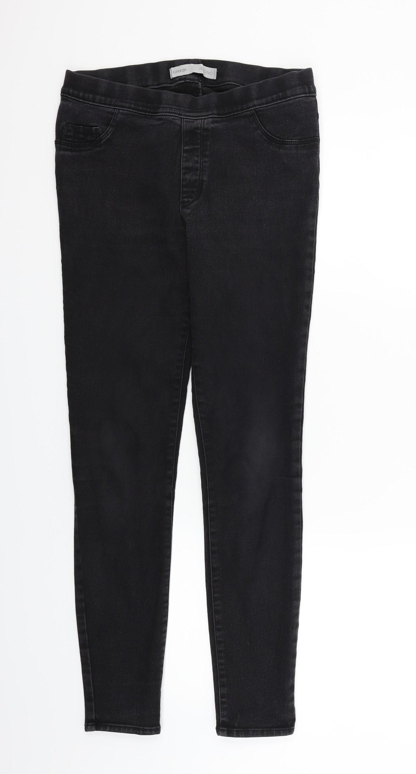 George Womens Black   Skinny Jeans Size 10 L26 in