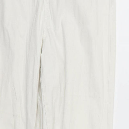 Womens UK Size 10 deniem & co Regular Fit  White Trousers