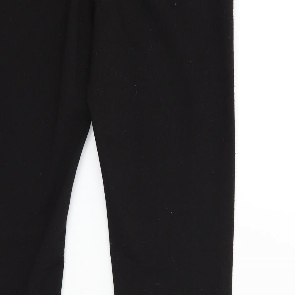 Womens UK Size 14 deniem & co Regular Fit  Black Trousers