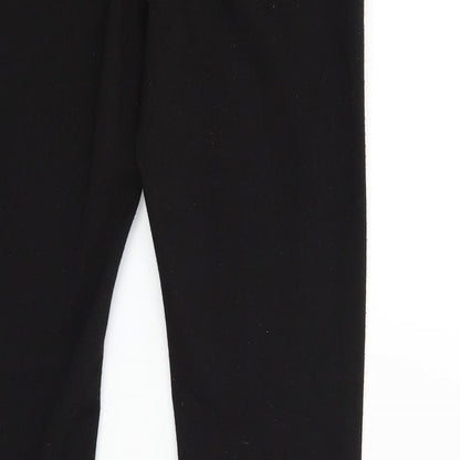 Womens UK Size 14 deniem & co Regular Fit  Black Trousers