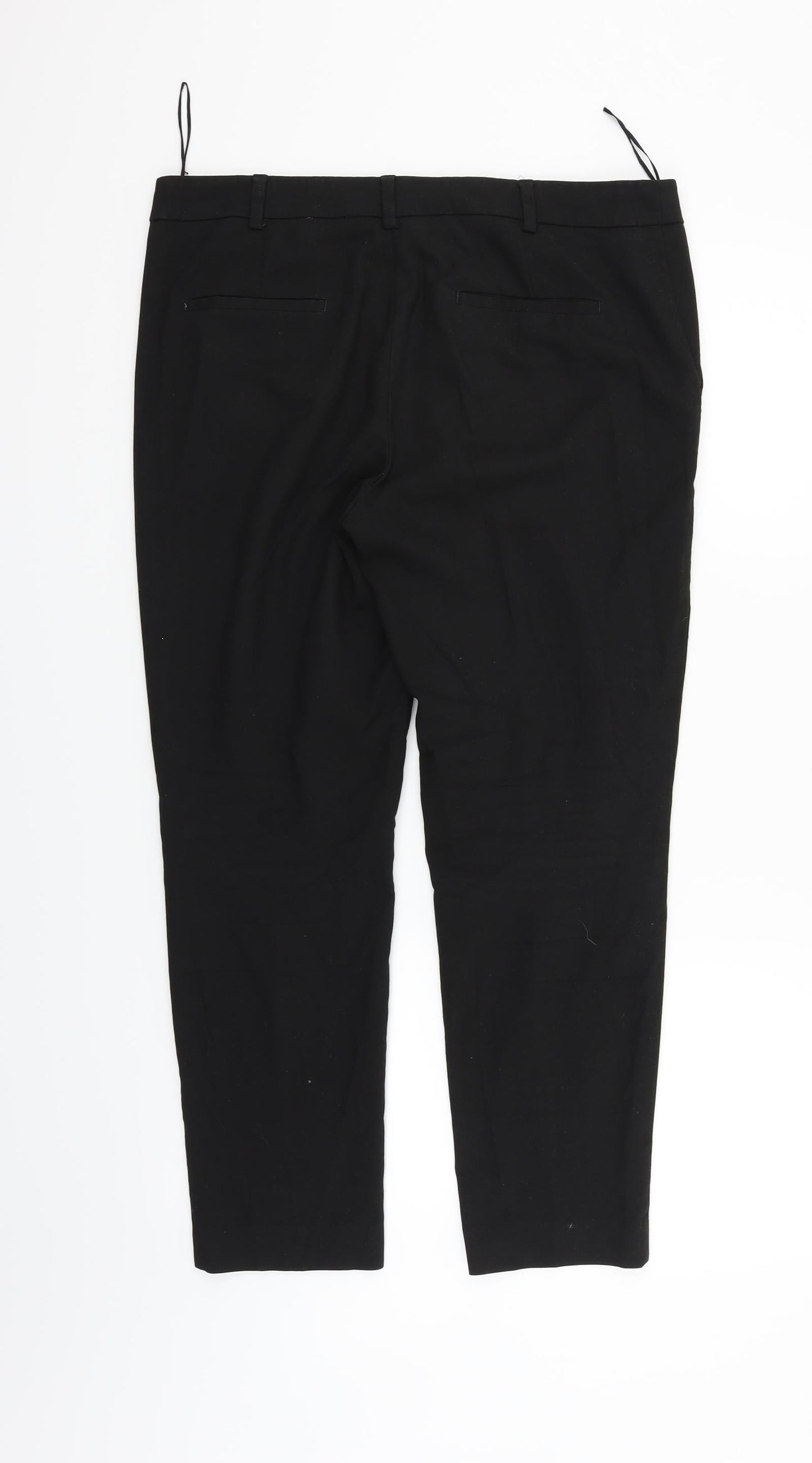 Womens UK Size 10 NEXT Regular Fit  Black Trousers