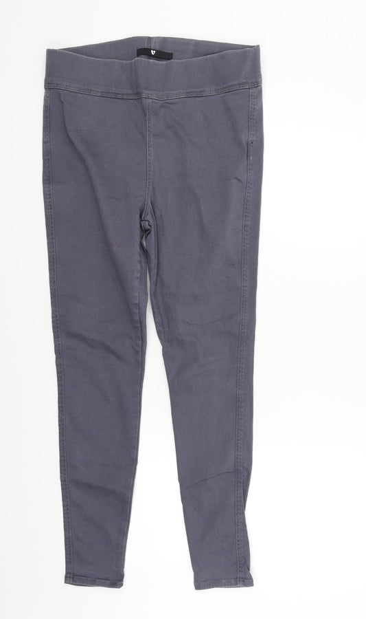 Womens UK Size 14 Very Regular Fit  Grey Trousers