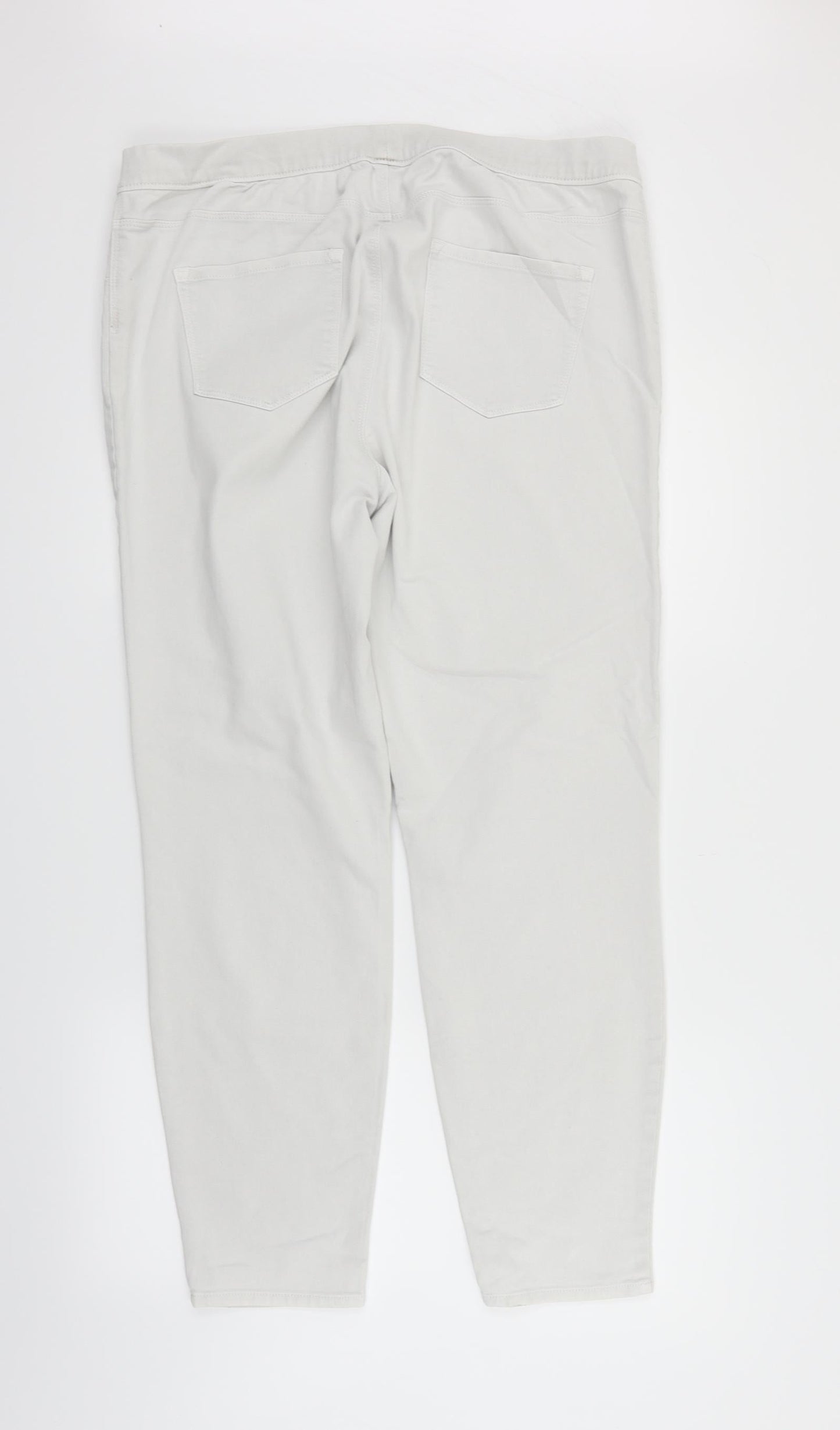 George Womens White   Trousers  Size 18 L27 in