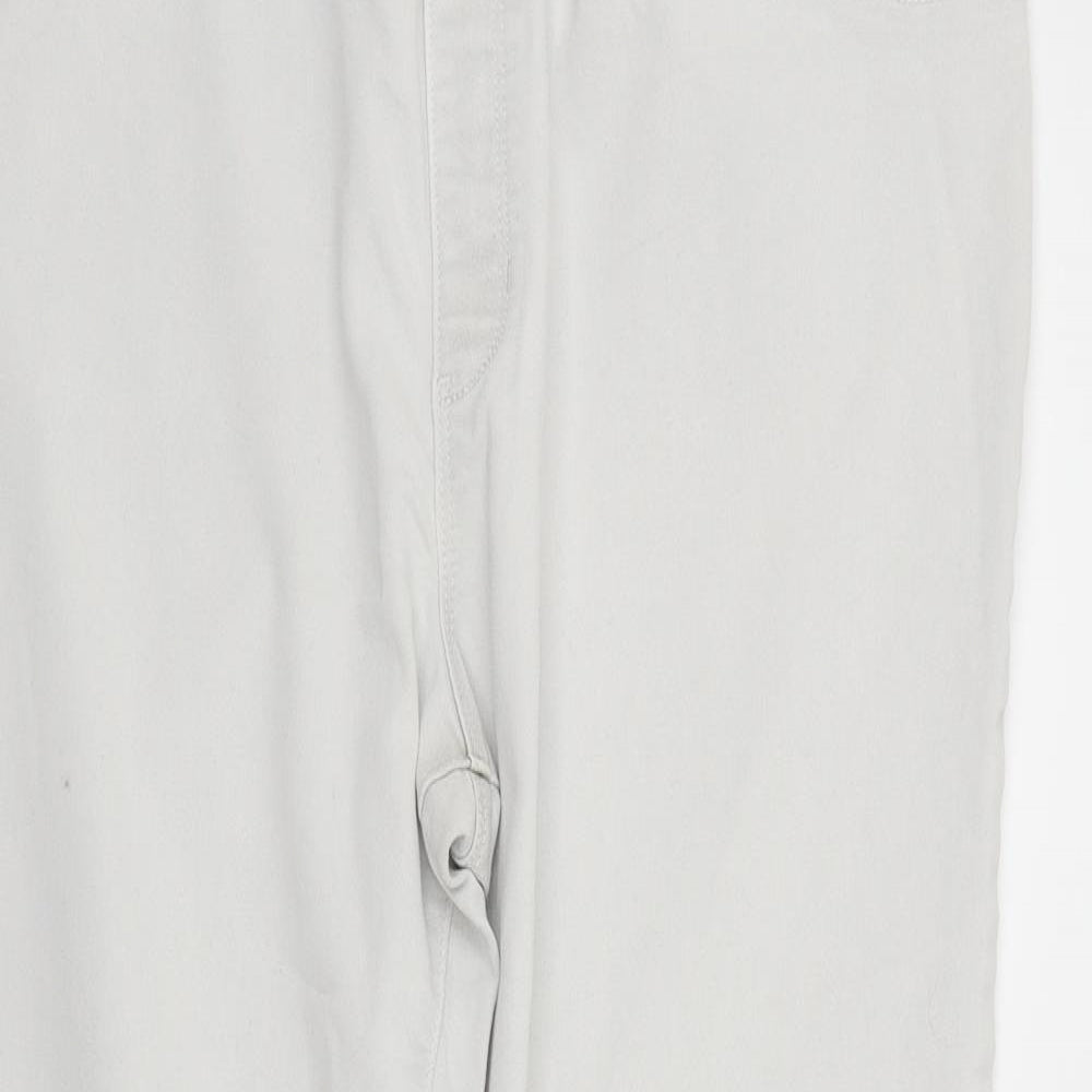George Womens White   Trousers  Size 18 L27 in