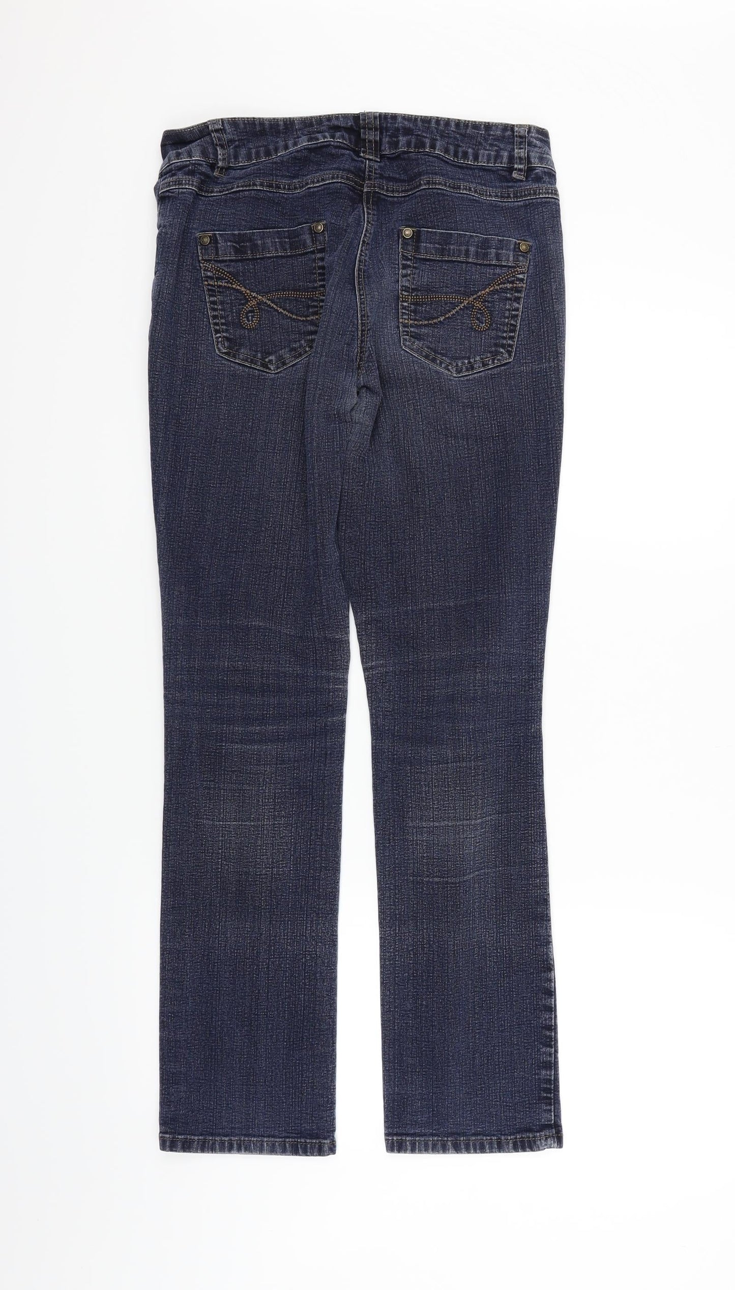 Debehams Womens Blue   Trousers  Size 12 L28 in