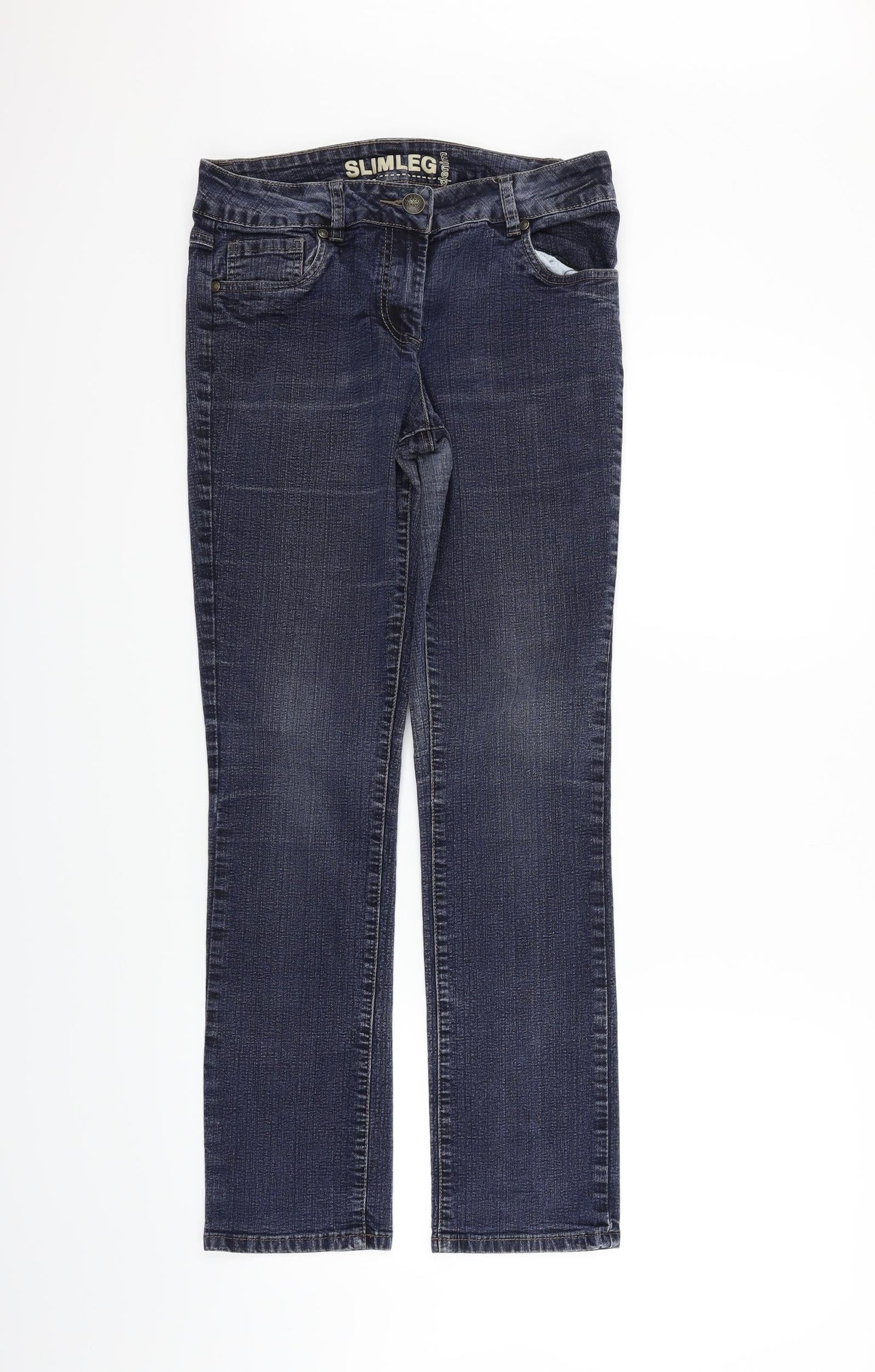 Debehams Womens Blue   Trousers  Size 12 L28 in