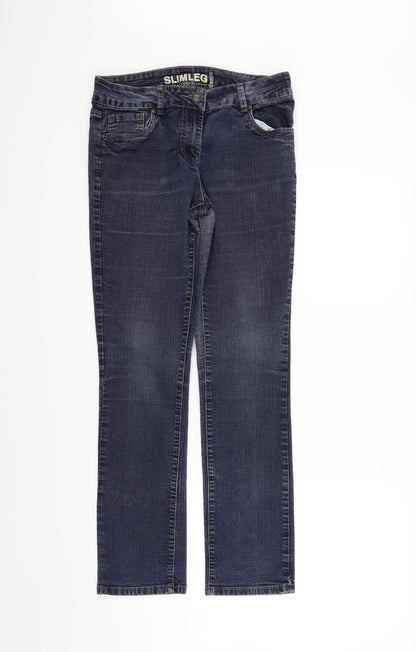 Debehams Womens Blue   Trousers  Size 12 L28 in