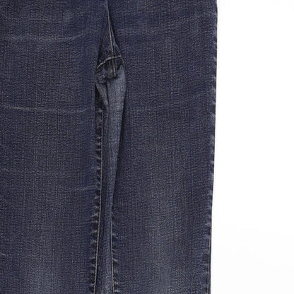 Debehams Womens Blue   Trousers  Size 12 L28 in