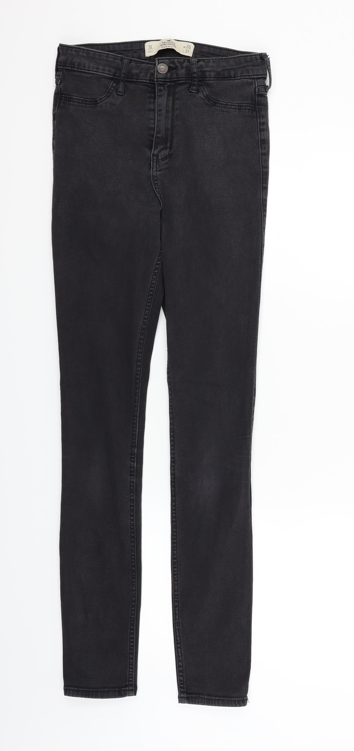 Hollister Womens Black   Straight Jeans Size S L30 in