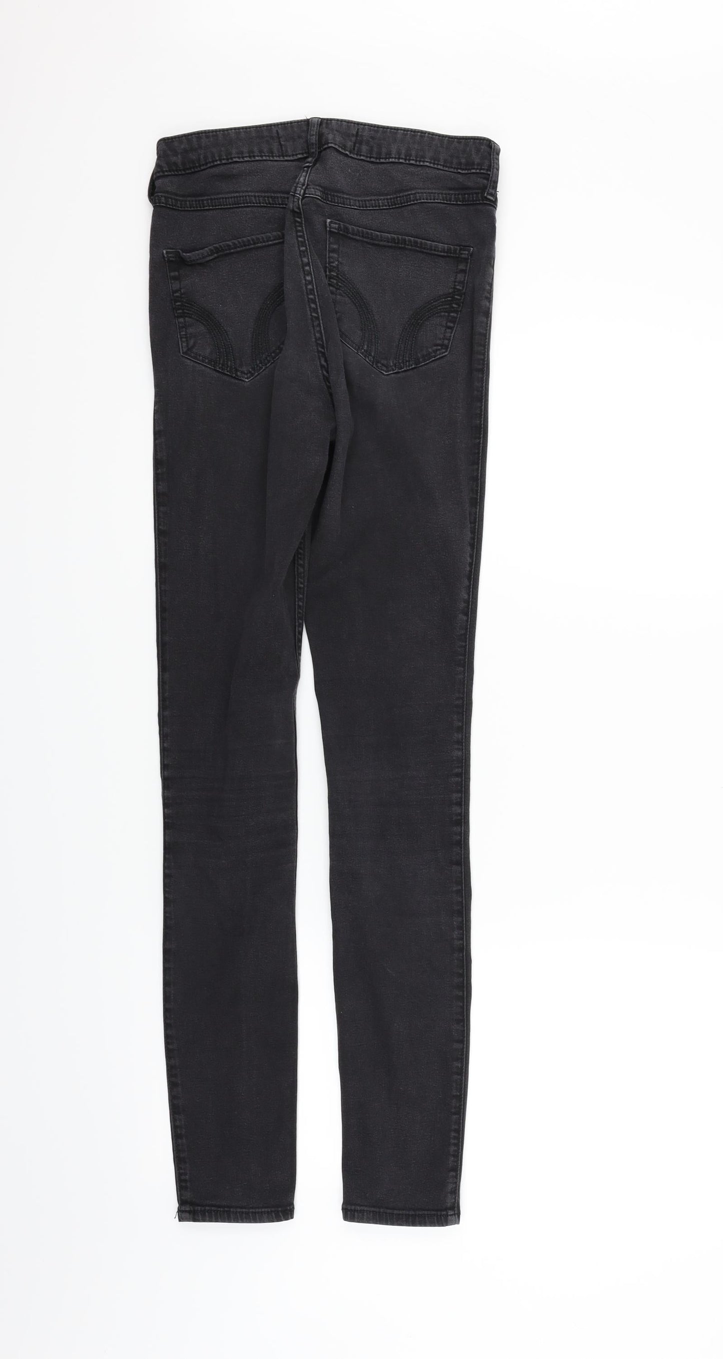 Hollister Womens Black   Straight Jeans Size S L30 in