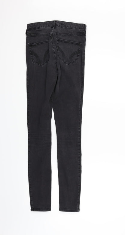 Hollister Womens Black   Straight Jeans Size S L30 in