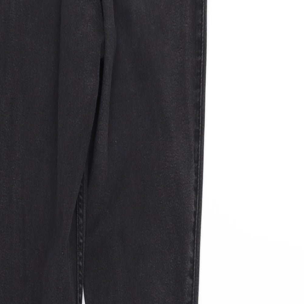 Hollister Womens Black   Straight Jeans Size S L30 in