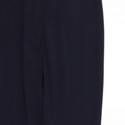 Womens UK Size 12 Marks and Spencer Regular Fit  Blue Trousers