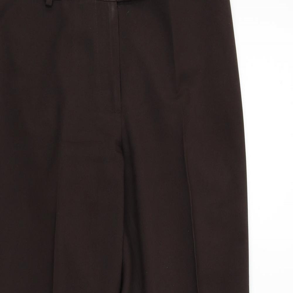 Matalan Womens Brown   Trousers  Size 12 L23 in