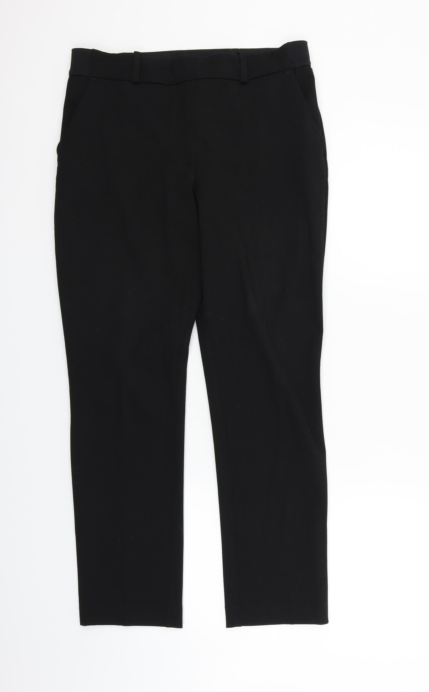 Womens UK Size 12 H&M Regular Fit  Black Trousers