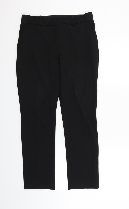 Womens UK Size 12 H&M Regular Fit  Black Trousers