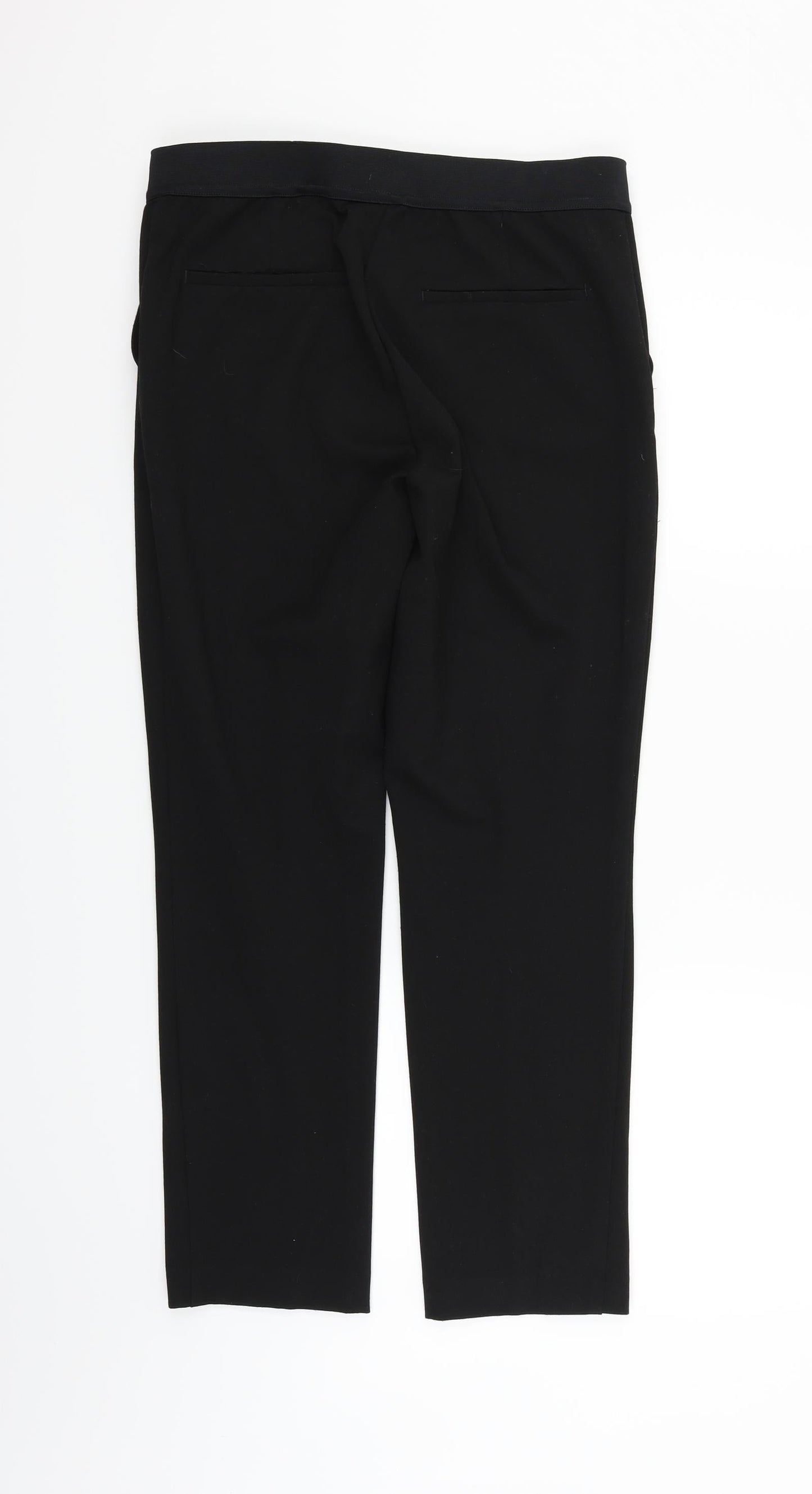 Womens UK Size 12 H&M Regular Fit  Black Trousers