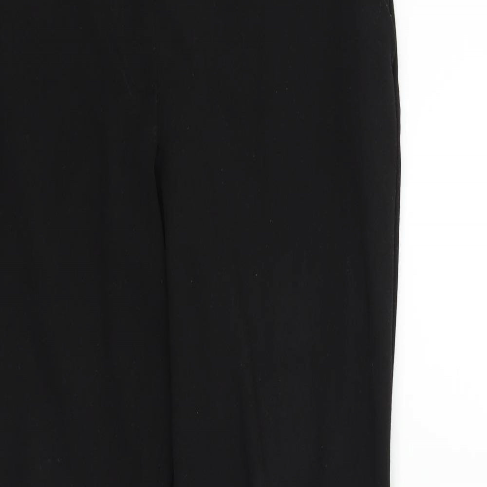 Womens UK Size 12 H&M Regular Fit  Black Trousers