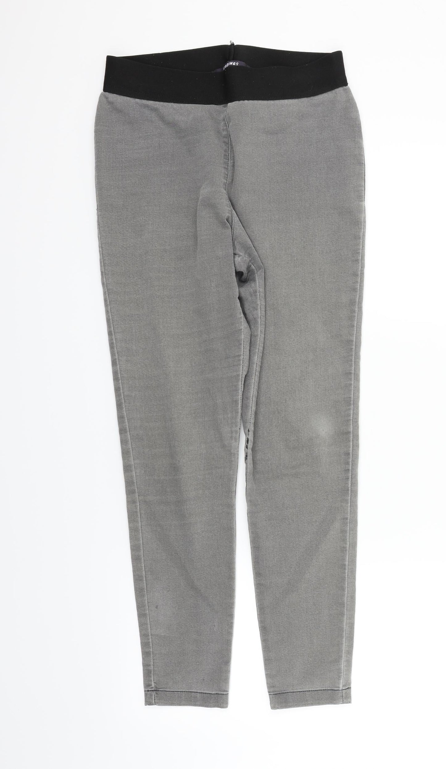 Womens UK Size 10 Marks and Spencer Regular Fit Jegging Grey Trousers