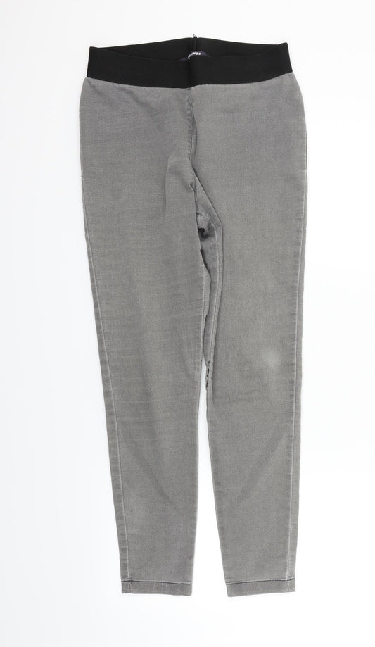 Womens UK Size 10 Marks and Spencer Regular Fit Jegging Grey Trousers
